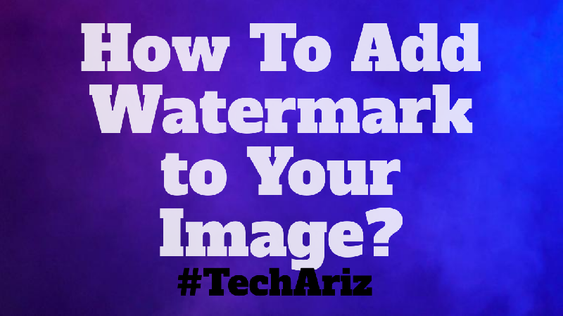 Add Watermark to Your Image